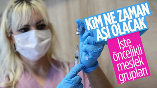 Aşı uygulamasında takip edilecek grup sıralaması belli oldu