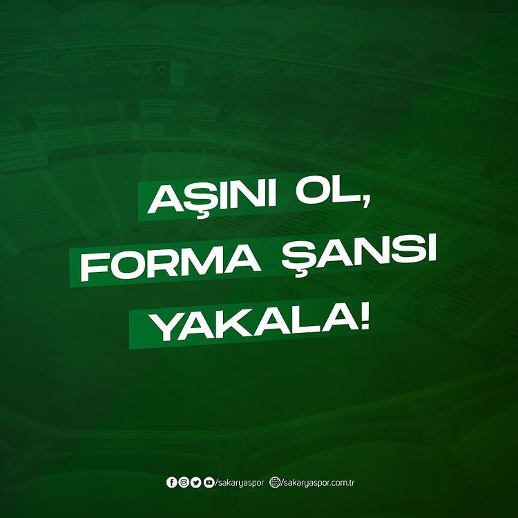 Aşını ol formayı kap