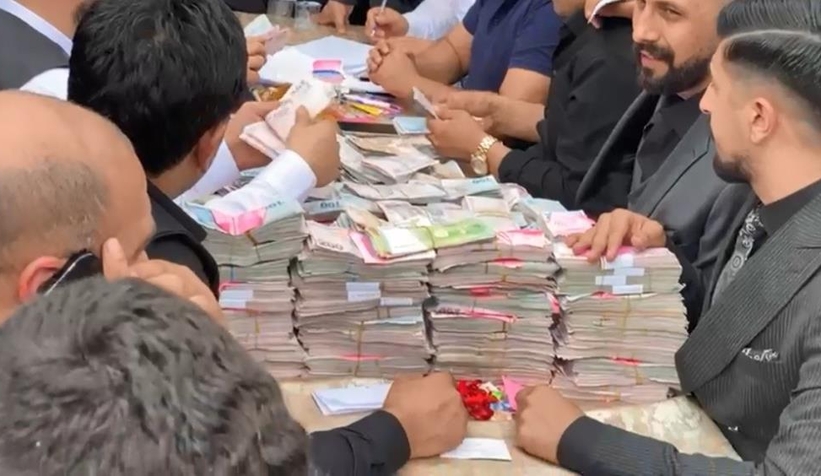 Aşiret düğününde 11 milyon 500 bin TL para toplandı