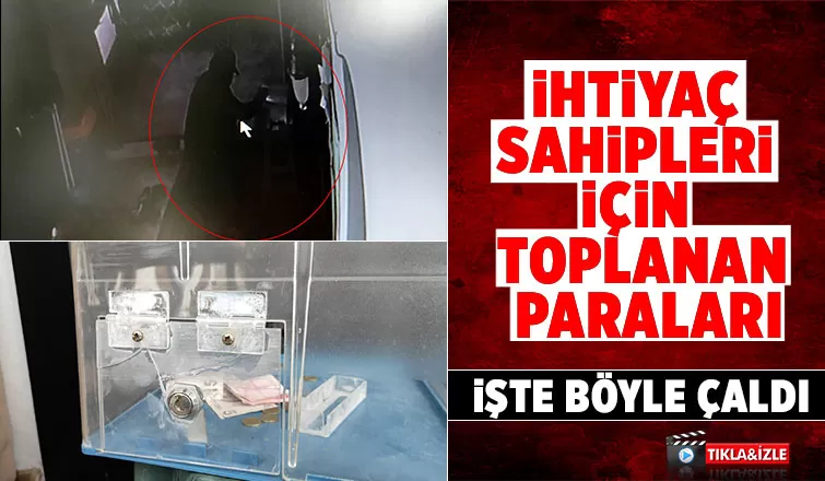 Asırlık camide ihtiyaç sahipleri için toplanan paraları işte böyle çaldı