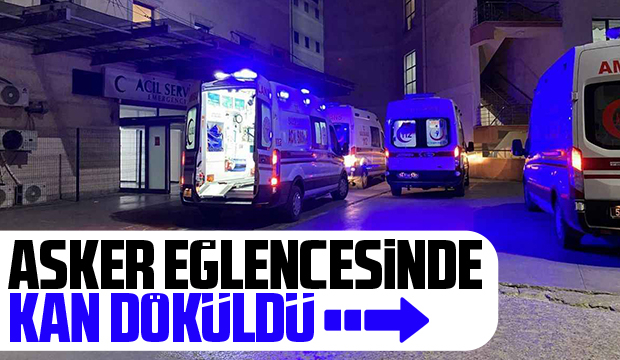 Asker eğlencesinde 17 yaşındaki genç bıçaklandı