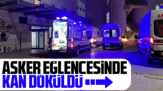 Asker eğlencesinde 17 yaşındaki genç bıçaklandı