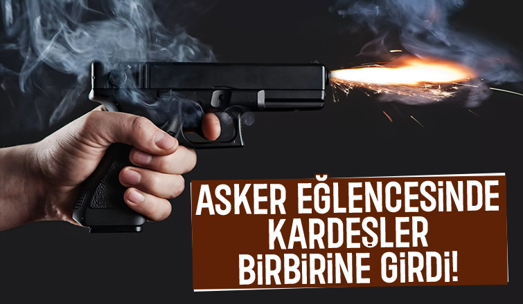 Asker eğlencesinde silahlar ateşlendi