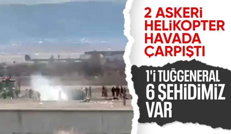 Askeri Helikopter düştü: 6 şehit