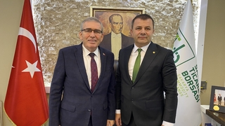 ASKF’dan Ticaret Borsasına tebrik ziyareti