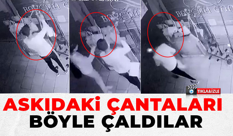  Askı hırsızlığı kamerada