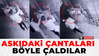  Askı hırsızlığı kamerada