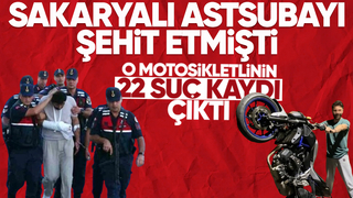 Astsubay Çangır'ı şehit eden motosikletlinin 22 suç kaydı çıktı