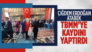 Atabek milletvekili kaydını yaptırdı