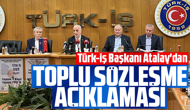 Atalay'dan kamu işçilerine zam açıklaması