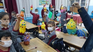 Atatürk İlkokulu 1-E sınıfında Değerli Oyunlar projesi