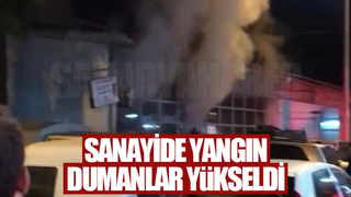 Atatürk Sanayi Sitesi'nde yangın