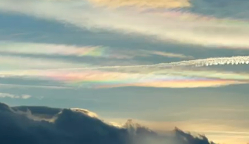 Ateş gökkuşağı böyle görüntülendi