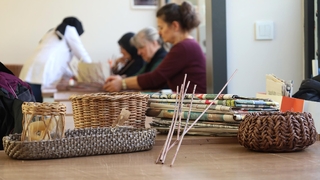 Atıklar ilham veren ellerde sanat olarak hayata dönüyor