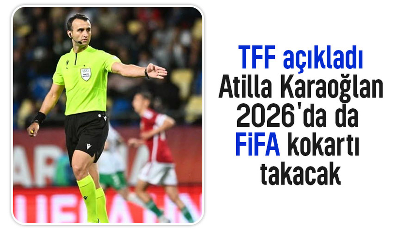 Atilla Karaoğlan FİFA kokartı takmaya devam edecek