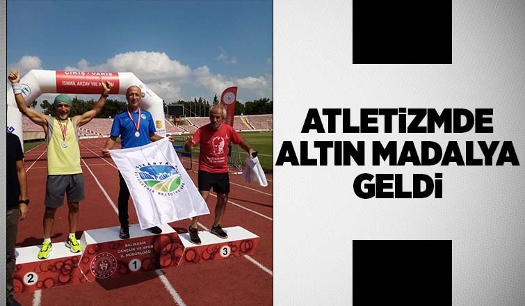 Atletizmde altın madalya geldi