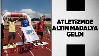 Atletizmde altın madalya geldi