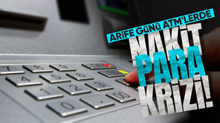 ATM'lerde para bitti vatandaş tepki gösterdi