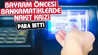 ATM'lerde para bitti