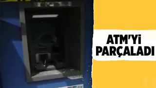 ATM'ye saldırdı
