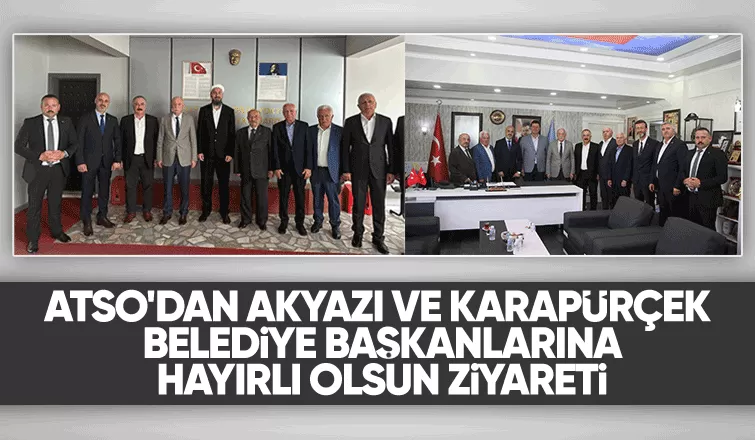 ATSO heyetinden Başkanlara hayırlı olsun ziyareti