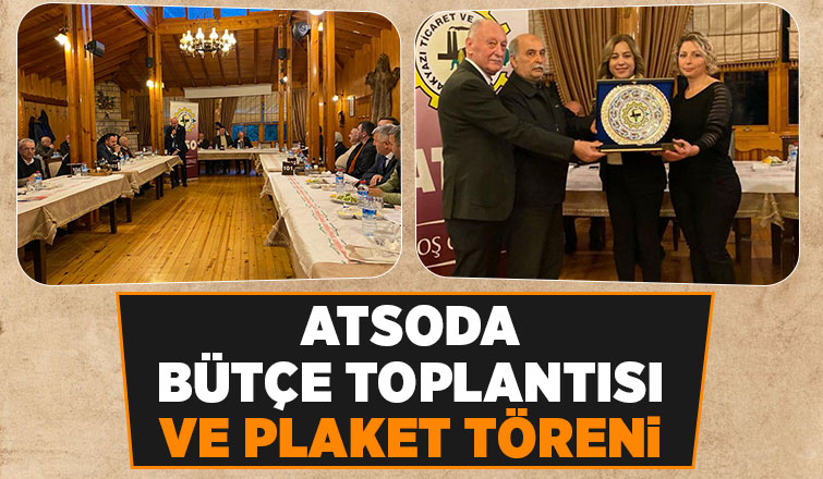 ATSO'da bütçe toplantısı yapıldı