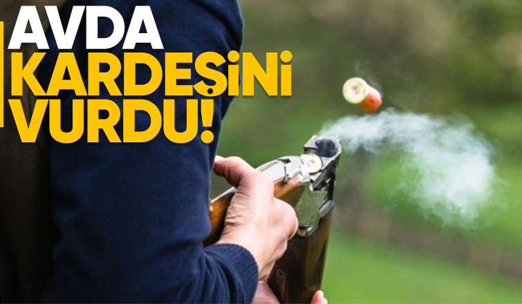 Ava çıktıkları kardeşini kazara vurdu