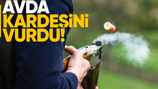 Ava çıktıkları kardeşini kazara vurdu