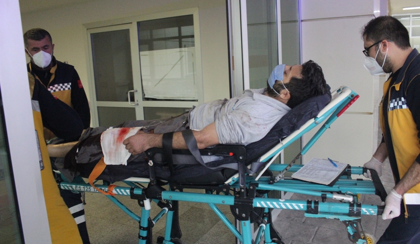 Avlanmak isterken kendini vurdu