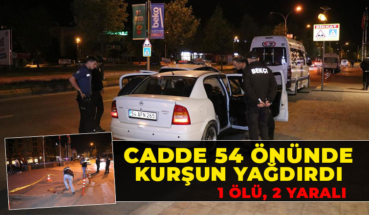 AVM önünde cinayet: 1 ölü, 2 yaralı