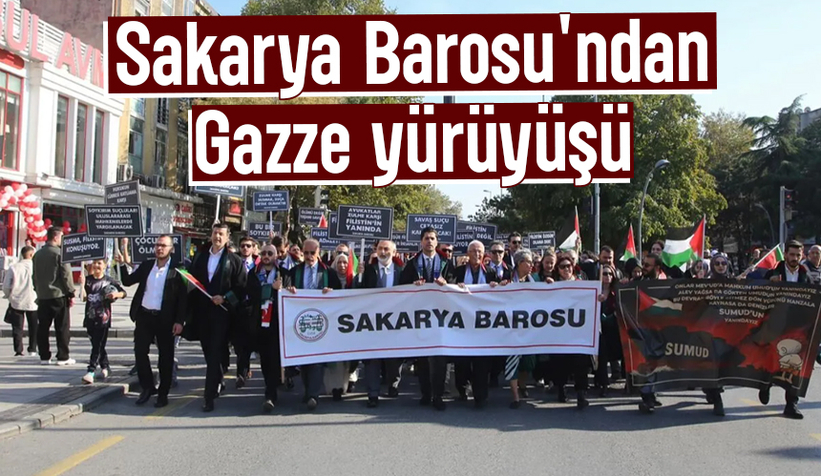Avukatlardan Gazze yürüyüşü