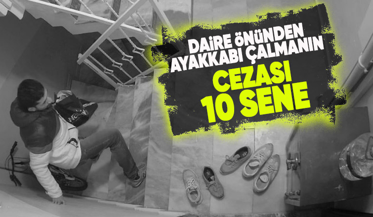 Ayakkabı hırsızına şok ceza