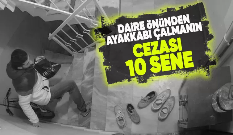 Ayakkabı hırsızına şok ceza