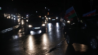 Azerbaycan'a destek için araç konvoyu oluşturuldu