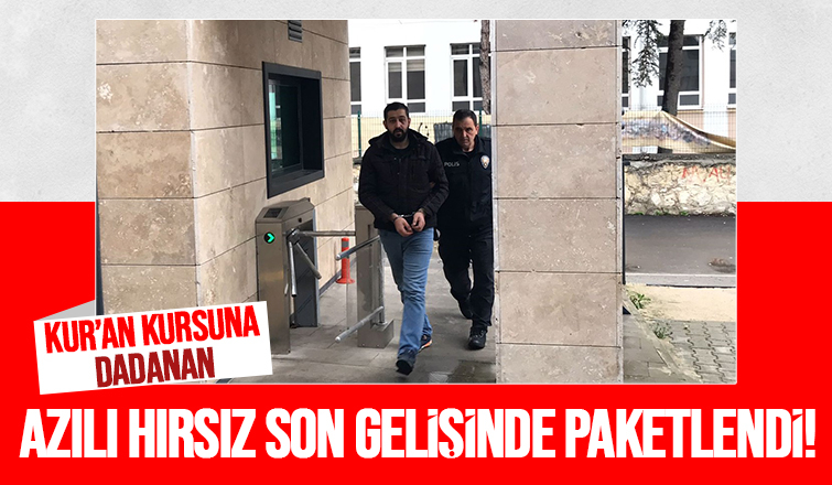 Azılı hırsız bir zıpladı iki zıpladı üçüncü de çarpıldı