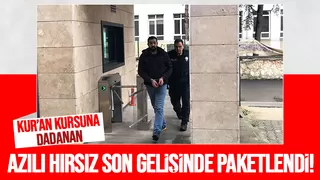 Azılı hırsız bir zıpladı iki zıpladı üçüncü de çarpıldı