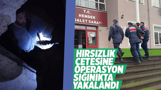 Azılı hırsız saklandığı sığınakta yakalandı