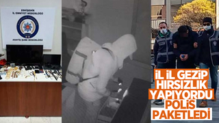 Azılı hırsız yakalandı