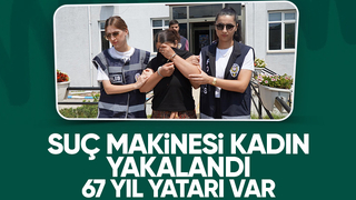 Azılı kadın suç makinesi yakalandı