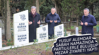 Aziz Duran, Fevzi Kılıç ve Şenol Morgül'ün mezarlarını ziyaret ettiler