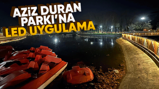 Aziz Duran Parkı’nın gece görüntüsü bu dokunuşla değişti