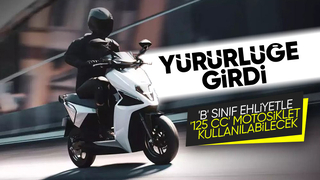 B sınıfı ehliyetle 125 cc motosikletler kullanılabilecek