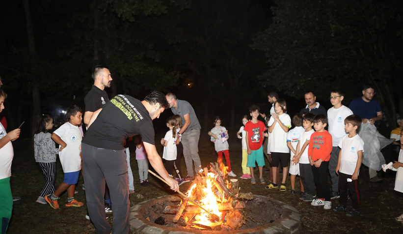 Baba çocuk kamplarında 4 haftada 800 kişilik kamp kuruldu