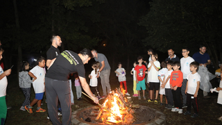 Baba çocuk kamplarında 4 haftada 800 kişilik kamp kuruldu