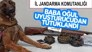Baba oğul uyuşturucudan tutuklandı