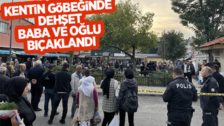 Baba ve oğlu bıçaklandı!