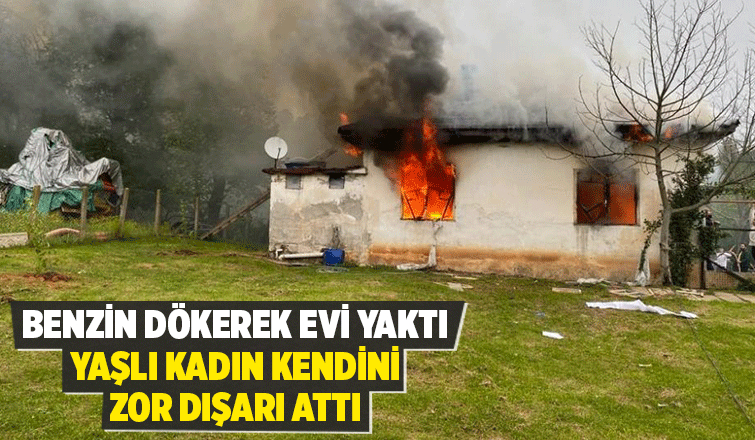 Babaannesini diri diri yakacaktı