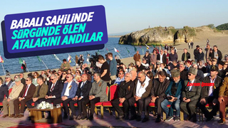 Babalı sahilinde atalarını andılar