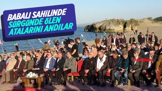 Babalı sahilinde atalarını andılar
