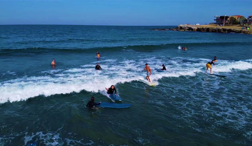 Babalı sahiline sörfçü akını